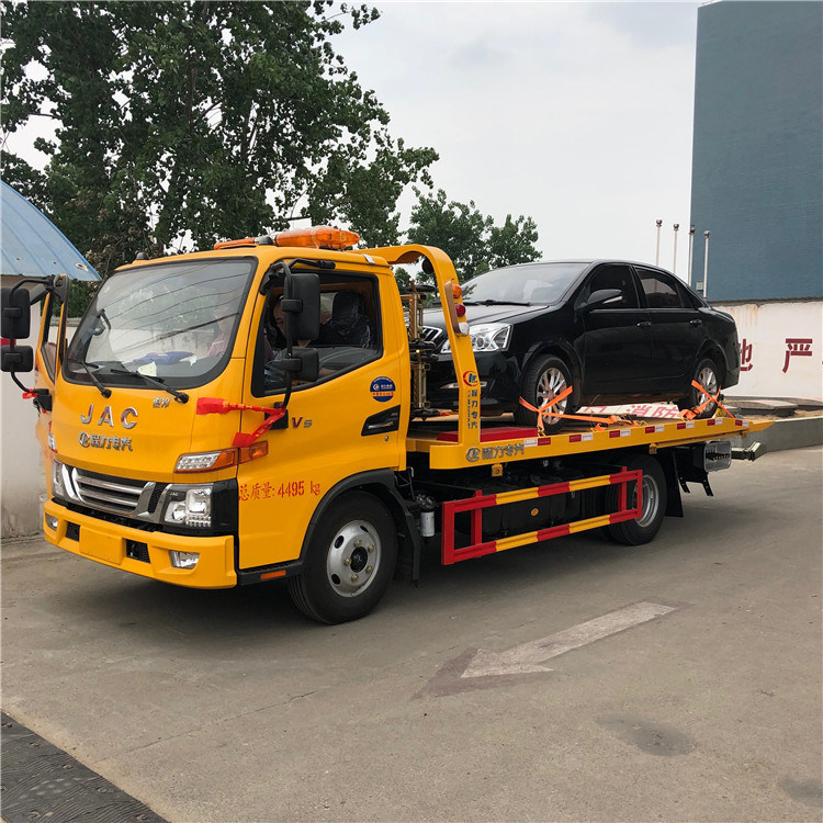 잭 휠 리프트 견인차 100 km/H 최대 속도, 4 톤 평상형 견인차 등대세