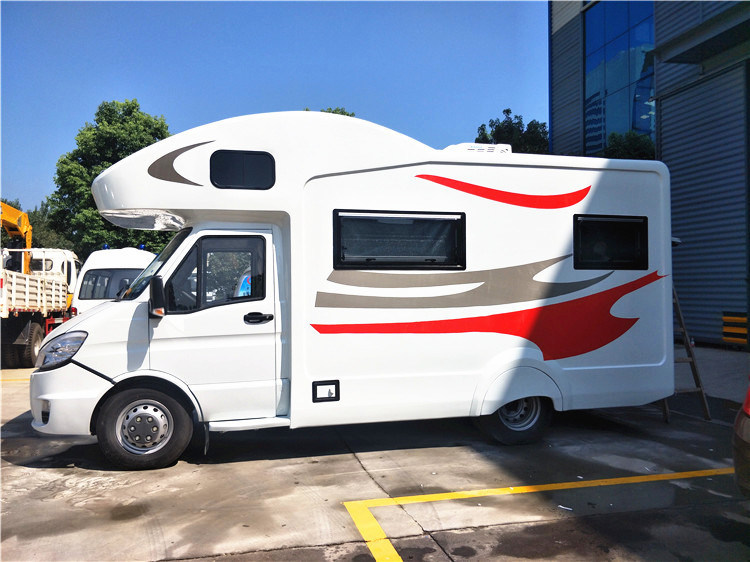 장식된 자동 변속 장치 RV 캐러밴 밴 포톤, 섬유 유리 야외 캠핑 카