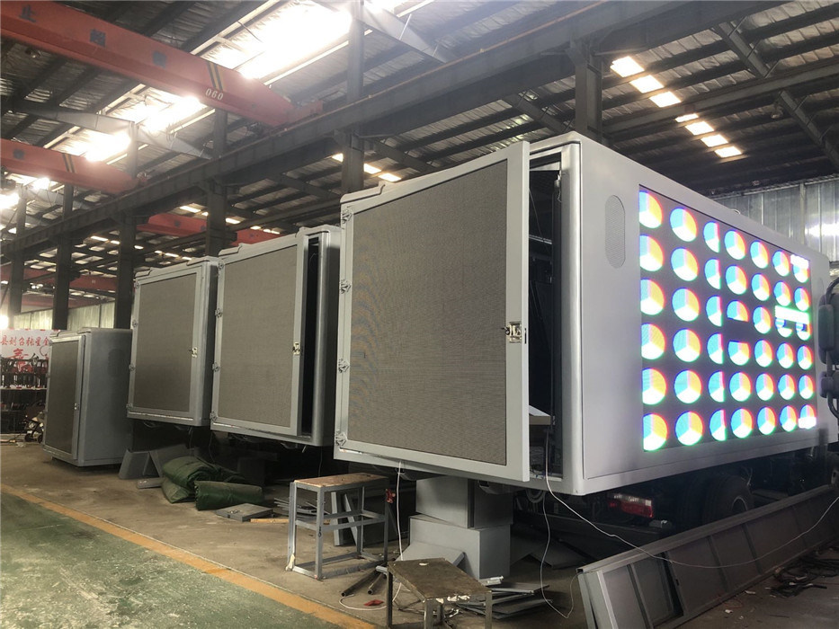 На открытом воздухе тележка коробки СИД ColorLight делает 16ft водостойким для установленной тележки