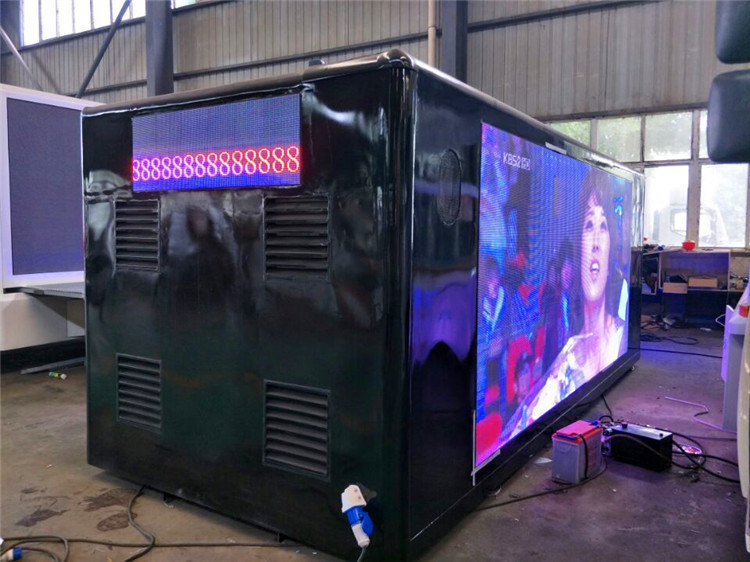 Camion visuel mobile d'écran du camion 18FT de panneau d'affichage de SMD LED polychrome