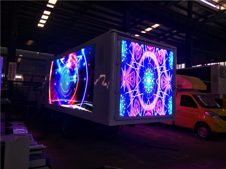 Anschlagtafel-LKW P4 Digital wasserdichter 192 * 192mm LED Schirm Van High Brightness Outdoor