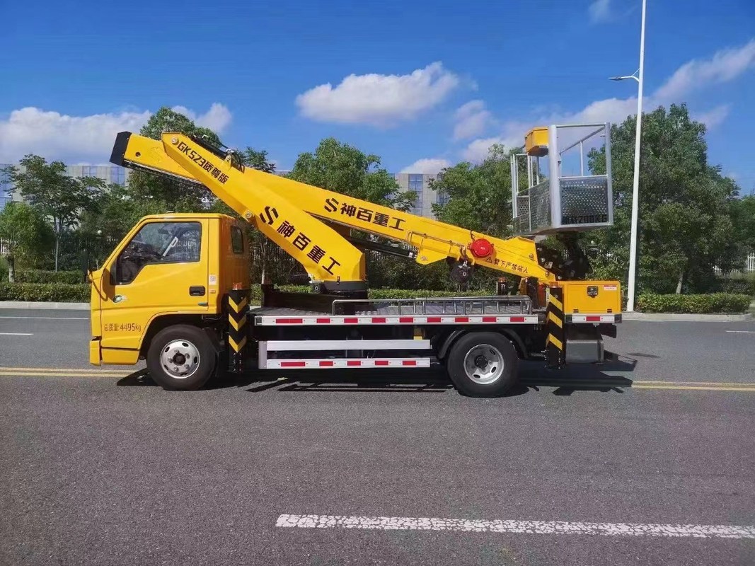 4×2 ведроподъемный грузовик 116 л.с. Рабочее транспортное средство на большой высоте Евро 6 грузовик с воздушной платформой