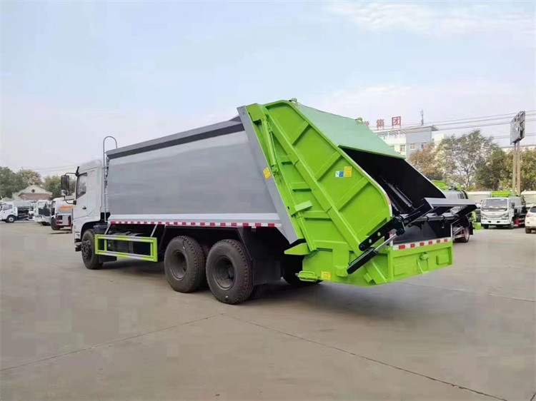쓰레기 트럭 세탁기 둥펑 5995kg 압축기 탄소 강철 차체로 된 쓰레기 트럭