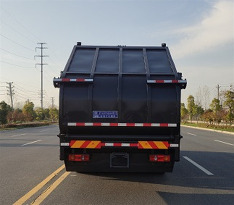 쓰레기 트럭 세탁기 둥펑 5995kg 압축기 탄소 강철 차체로 된 쓰레기 트럭