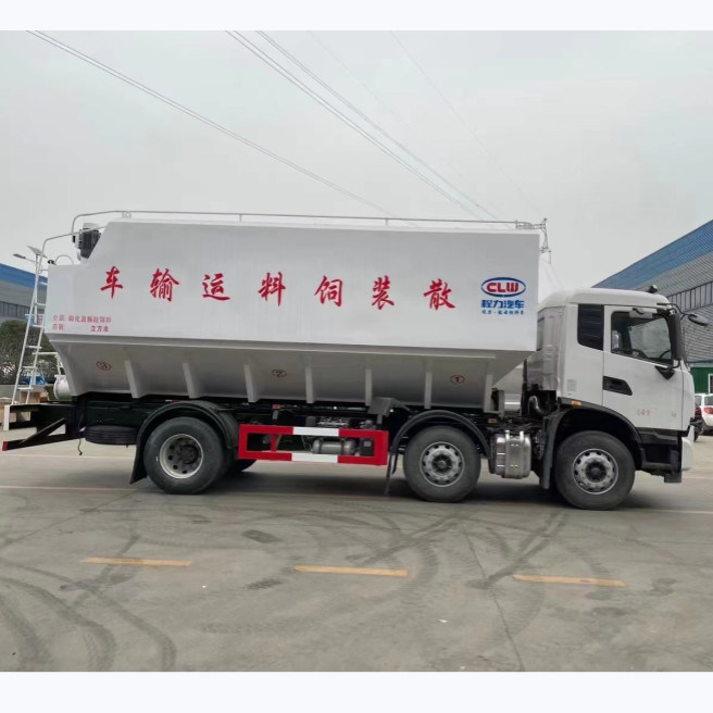 12 Cbm 동물 사료 트럭 4x2 디젤 연료 유형으로 대량 사료 트럭