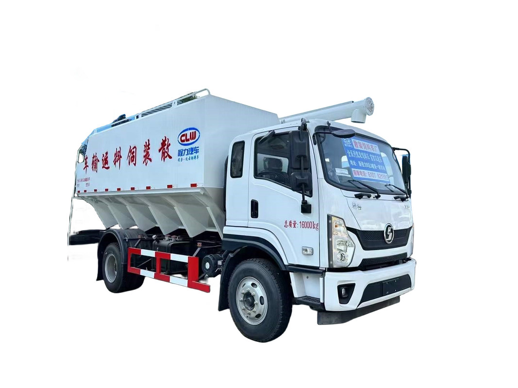 무중량 동물용 사료 수양 탱크 운송 트럭 7.00-16 타이어 232/315 kW / hp