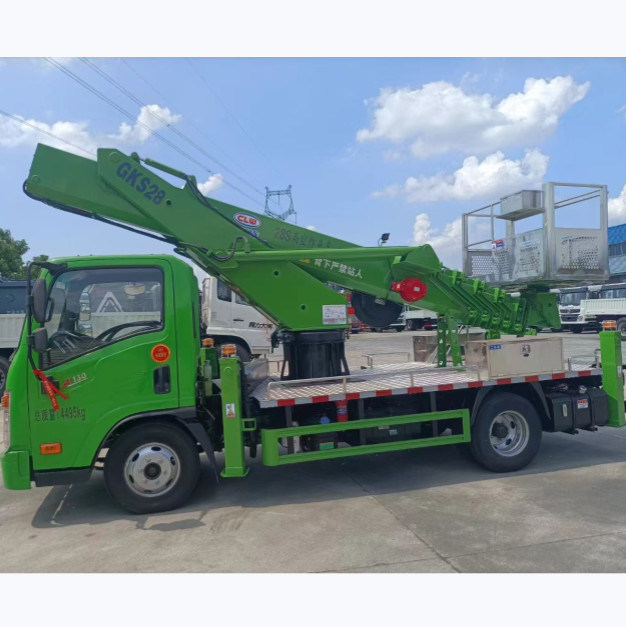 Links- oder rechtsgesteuerte Luftarbeitsplattform-Lkw mit 1000x700x1250mm Eimergröße