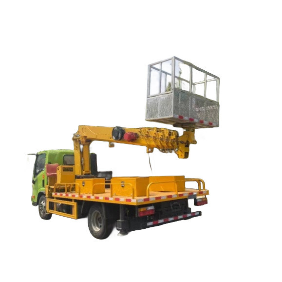 23 Meter Höchstbetriebshöhe Luftarbeitsplattform Lkw-Eimer Größe 1000x700x1250mm