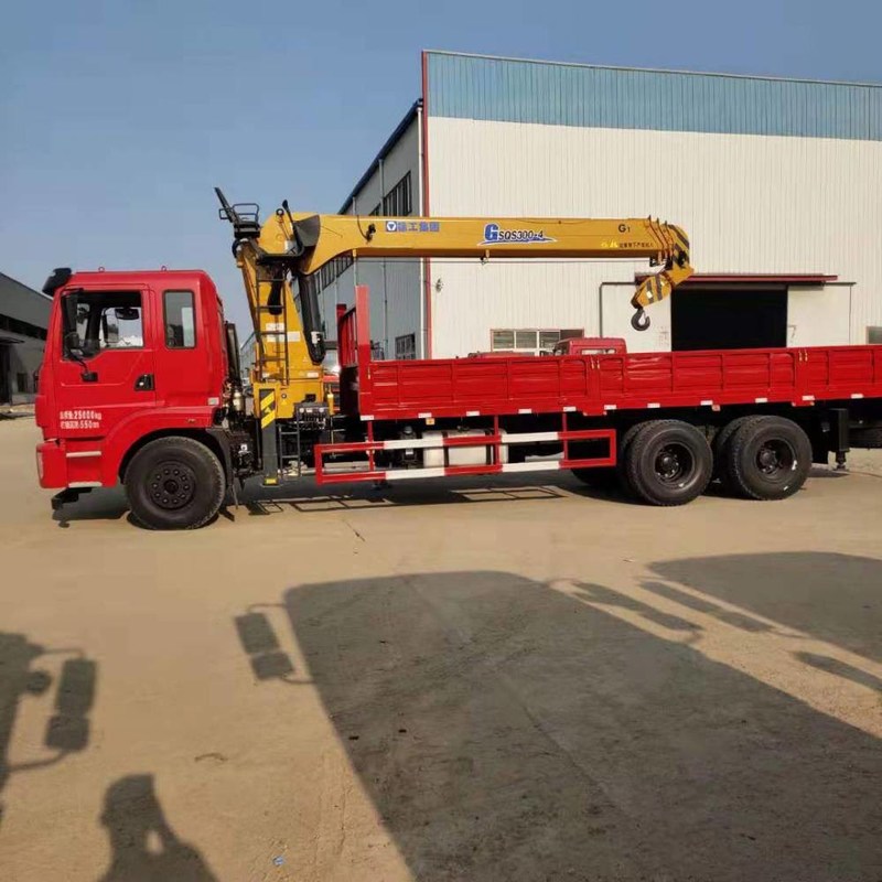 6*4 Boom Dongfeng Straight Telescopic Truck Montaged Crane per le necessità di sollevamento pesante