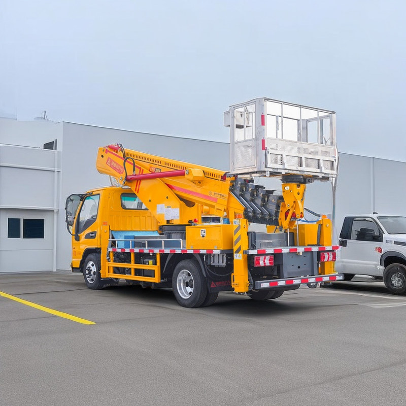 Грузовик JAC с высокой подъемной платформой 1000 кг Подъемный вес 5-ступенчатая ручная коробка передач 13,5 м Радиус работы