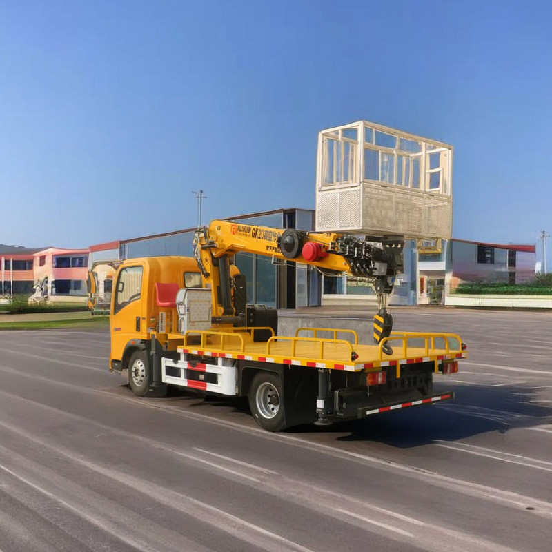 4955 kg Gewicht 4x2 Antrieb Luftarbeitsplattform Lkw mit 21M Teleskop-Boom