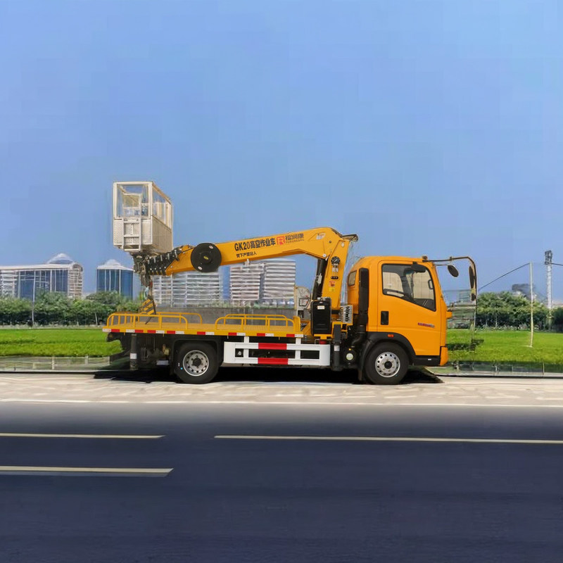 Howo Шасси 4x2 Привод 21M Грузовик Монтируемая воздушная рабочая платформа 95 км/ч 200 кг нагрузки