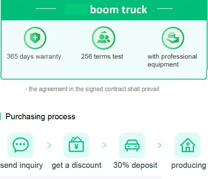 360o 회전 21m 망원경 붐 공기 작업 플랫폼 두 줄의 캐빈과 함께 트럭