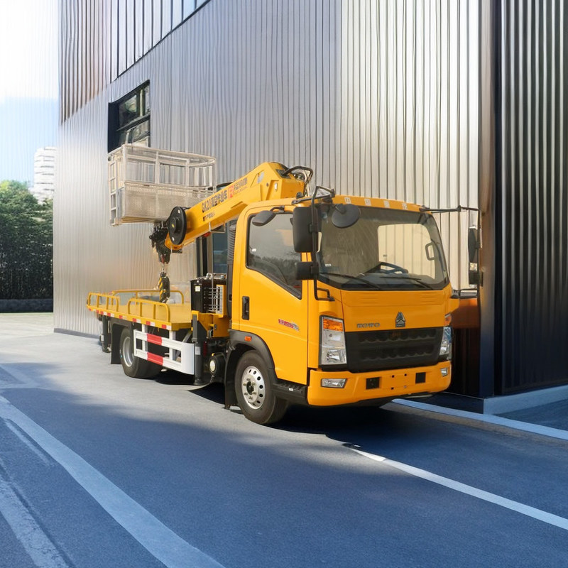 호우 항공 작업 플랫폼, 세 섹션 21M 망원경 붐 작업 플랫폼