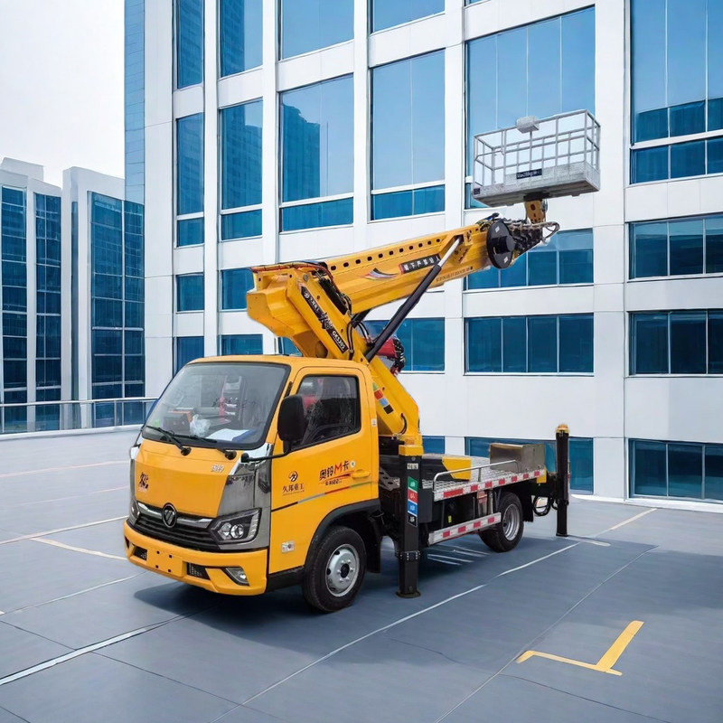 Колесная база 3360 мм Foton Truck Mounted Aerial Platform 95 км/ч Надводная рабочая машина