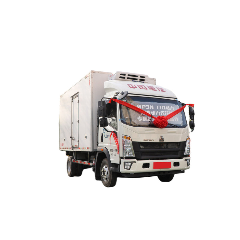 Sinotruk Howo Kleiner Kühlschrank Lkw 95 km/h 130 PS 5 Tonnen Mini Kühlschrank