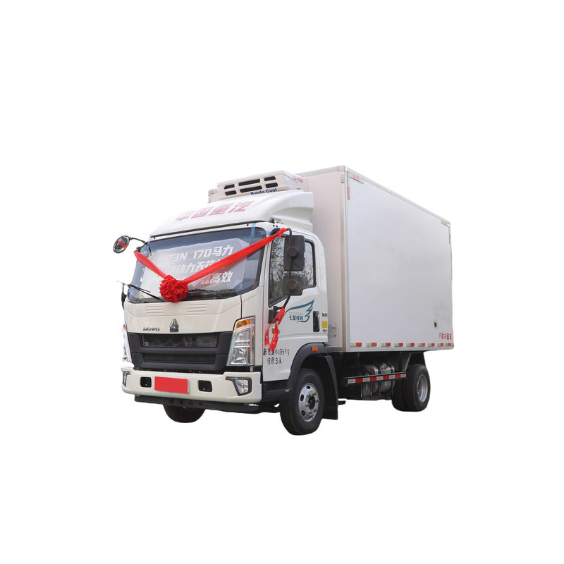 Sinotruk Howo Kleiner Kühlschrank Lkw 95 km/h 130 PS 5 Tonnen Mini Kühlschrank