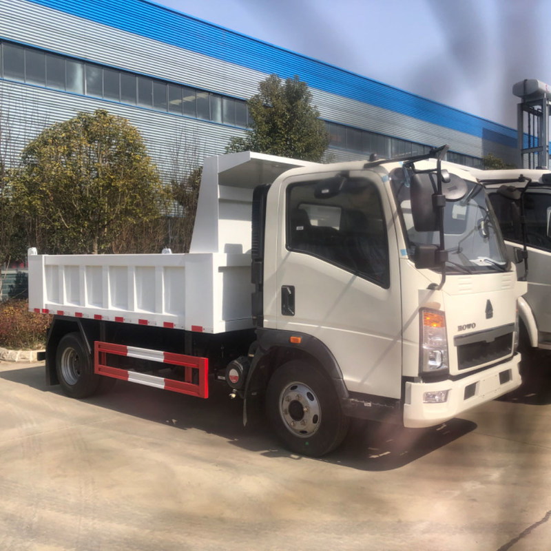 China Novo HOWO 6 rodas 5 toneladas Mini caminhão de descarga caminhão para venda