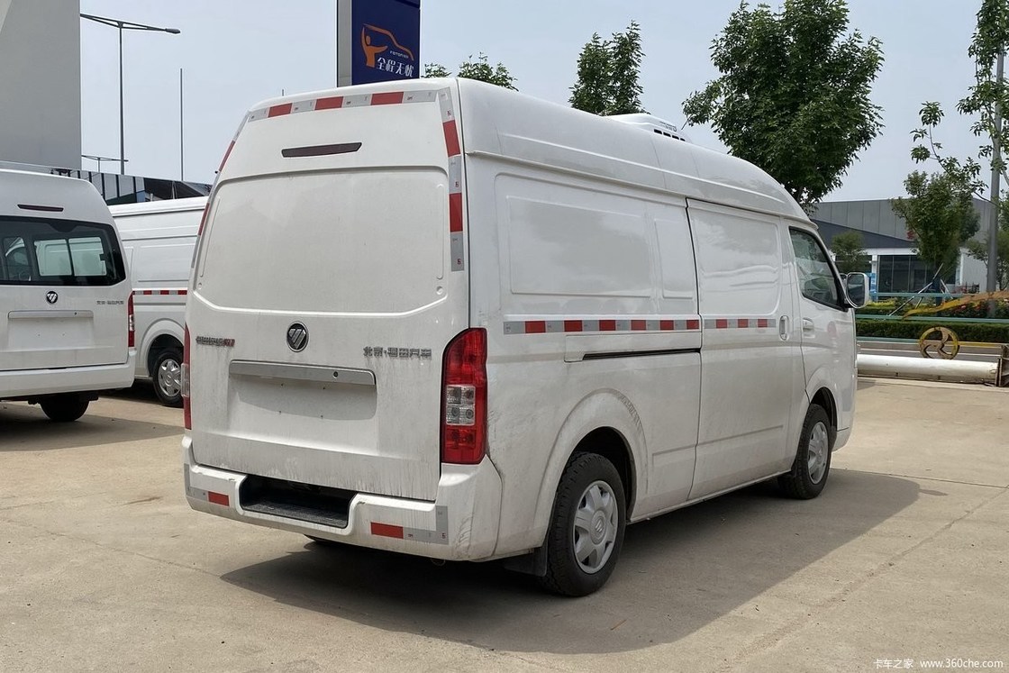 Kühlraum-Vans 4 Benzinmotor-manuelle Mini Refrigerated Truck Aluminum Alloys Räder 1 Tonne