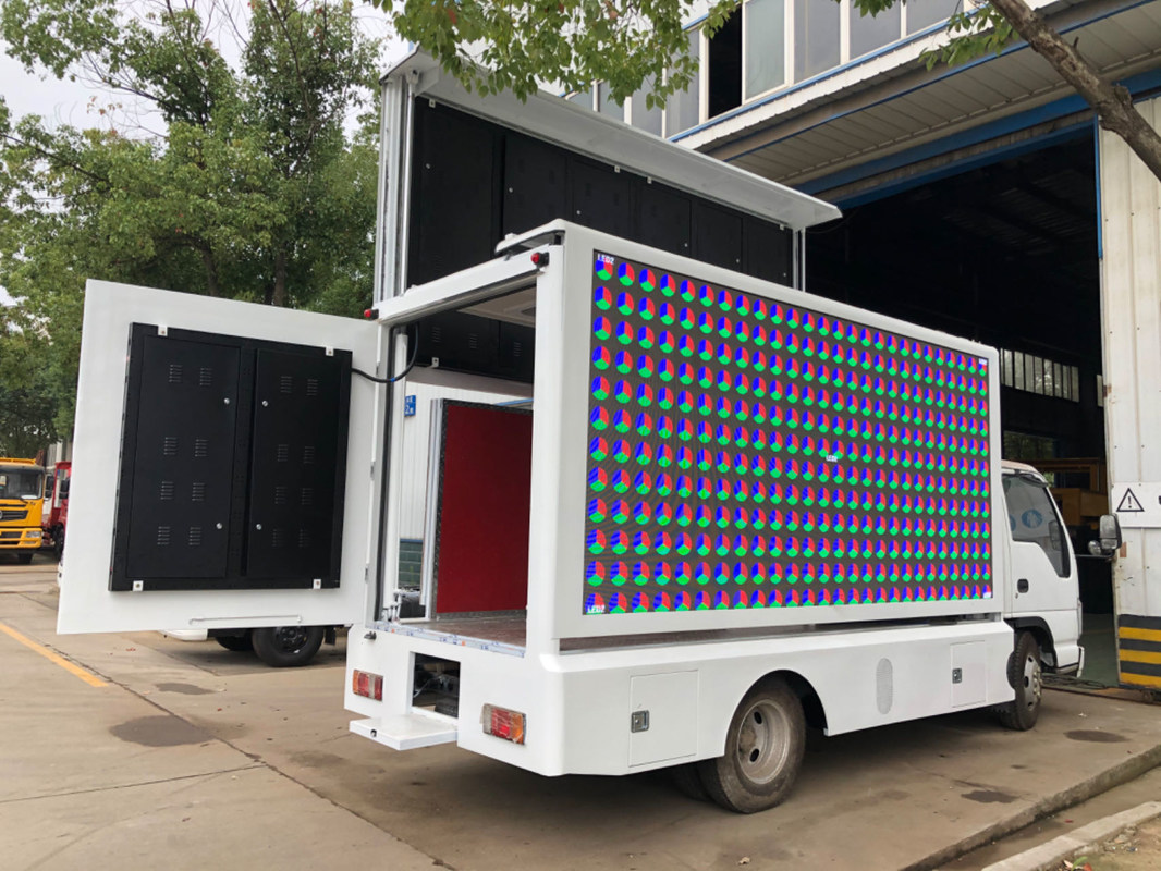 Isuzu 4*2 Euro 5 Led Display Box Lkw Mobil Led Bildschirm Billboard Lkw Werbung Led Lkw zum Verkauf