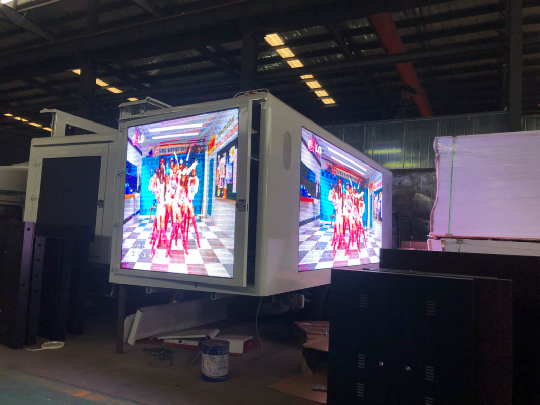 Настраиваемый цифровой экран P4 для грузовиков с пиксельной шириной 6 мм