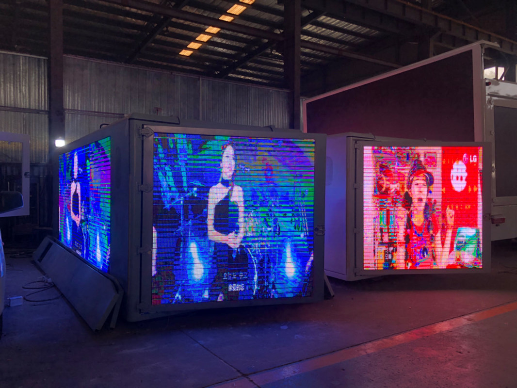 Настраиваемый цифровой экран P4 для грузовиков с пиксельной шириной 6 мм