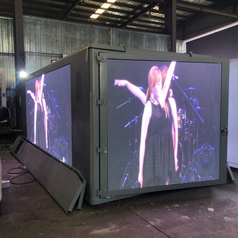 Настраиваемый цифровой экран P4 для грузовиков с пиксельной шириной 6 мм