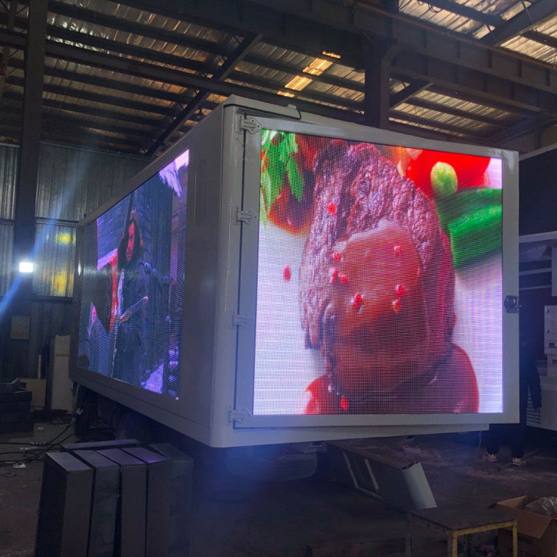 12.5ft*5.6ft P4 P5 P6 Внешний светодиодный дисплей Billboard Box 2500kg вместимость