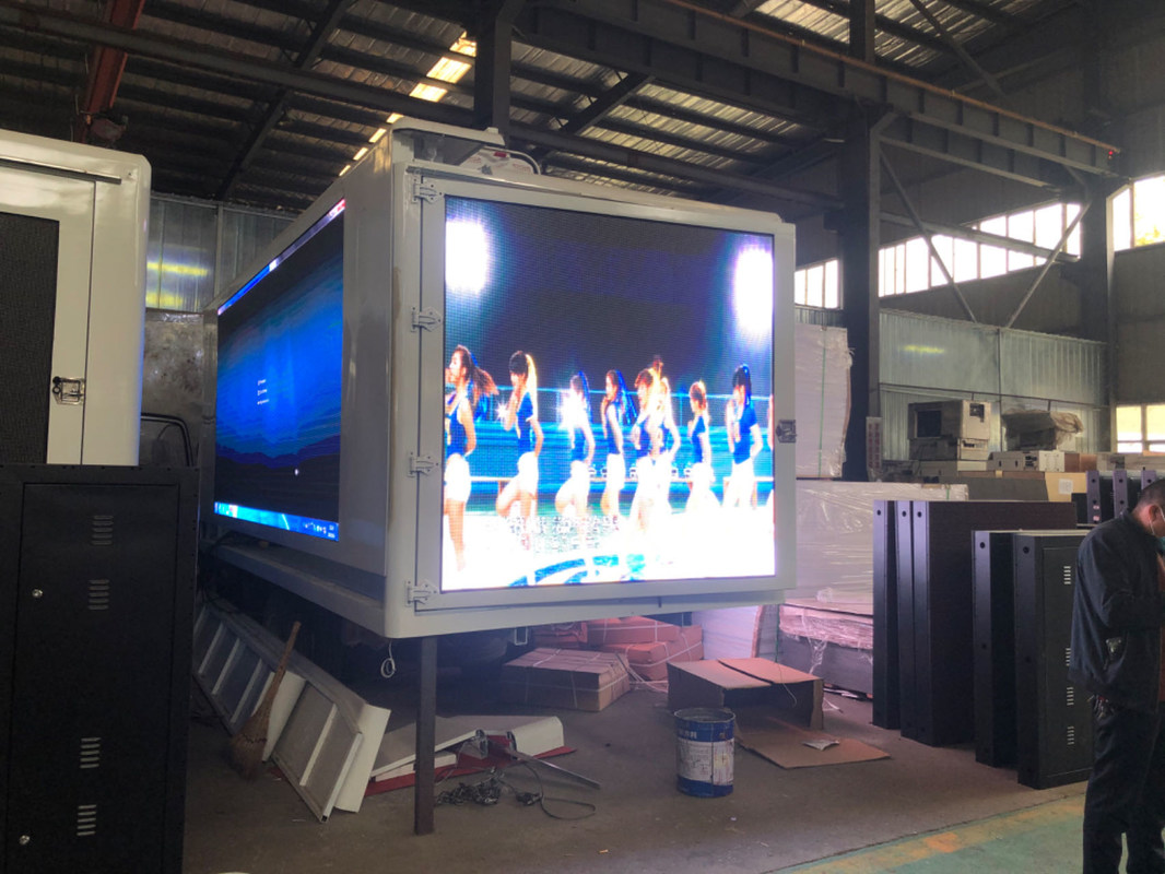 12.5ft*5.6ft P4 P5 P6 Внешний светодиодный дисплей Billboard Box 2500kg вместимость