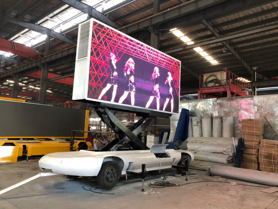 Наружный водонепроницаемый мобильный грузовик прицеп фургон светодиодный экран P5 светодиодный видеостенная панель для рекламы музыкальный фестиваль дисплей