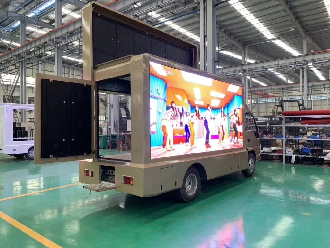 LED 스크린 자동차 및 오디오 야외 광고 로드쇼 스테이지 트럭 디젤 설명서