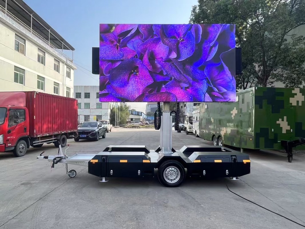 P2.5 P3 P4 P5 P6 P8 P10 Outdoor Mobile Werbewagen Lieferwagen Trailer LED-Billboard Großer mobiler Pantalla LED-Bildschirm