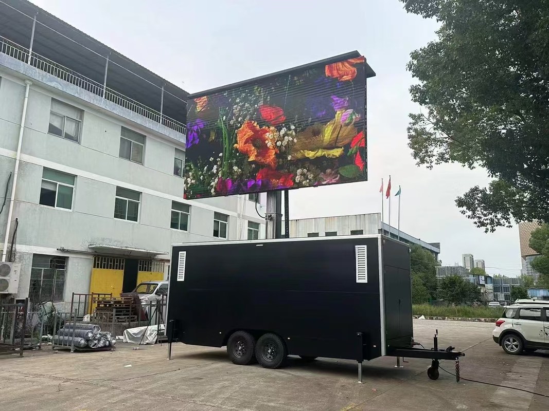 P2.5 P3 P4 P5 P6 P8 P10 Outdoor Mobile Werbewagen Lieferwagen Trailer LED-Billboard Großer mobiler Pantalla LED-Bildschirm