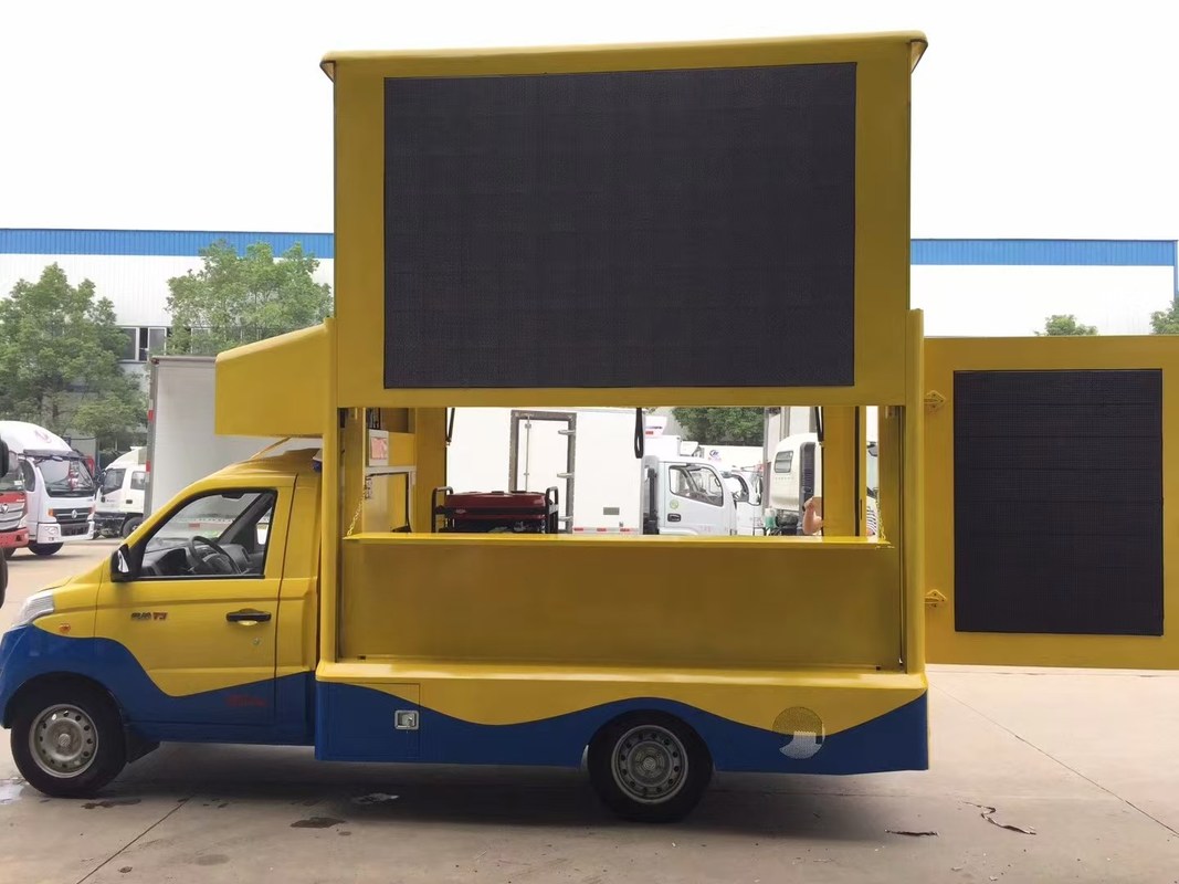 포톤 모바일 LED 트럭 광고 EURO 6 미니 야외 광고 화면 모바일 LED 디스플레이 트럭