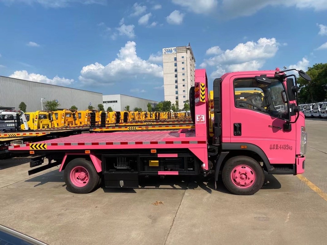 시노트룩 호우 4x2 3-5 톤 평면 가벼운 직무 파괴 류 트럭 도로 구조 복구 차량 판매