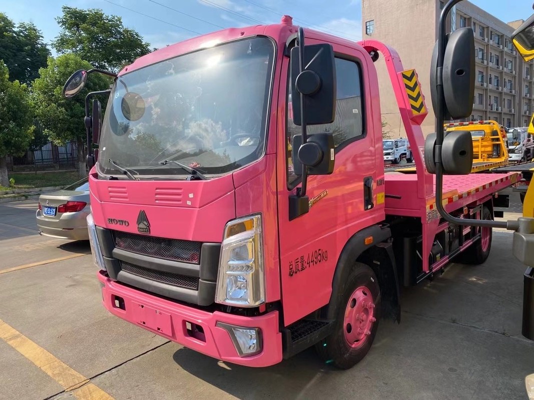 시노트룩 호우 4x2 3-5 톤 평면 가벼운 직무 파괴 류 트럭 도로 구조 복구 차량 판매