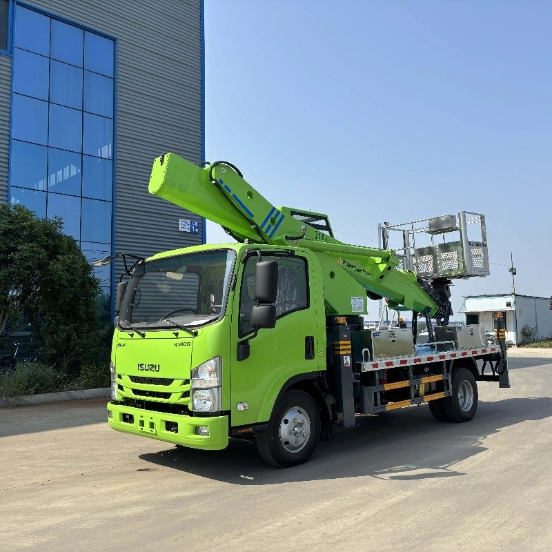 Ladder Lift Truck 28m 34m 38m 46mTelescopic Boom Bucket Truck 25m Telescopic Boom Aerial Work Platform Truck for Sales