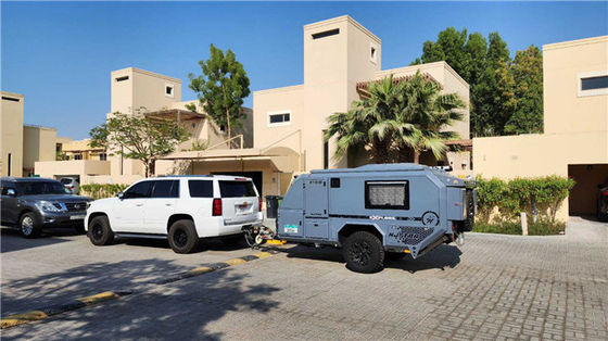 Aluminum Light Weight 1400kg Off Road Camping Trailer RV Caravan