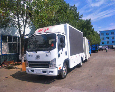 FAW Mobile LED Advertising Truck Outdoor Digital LED Billboard Truck