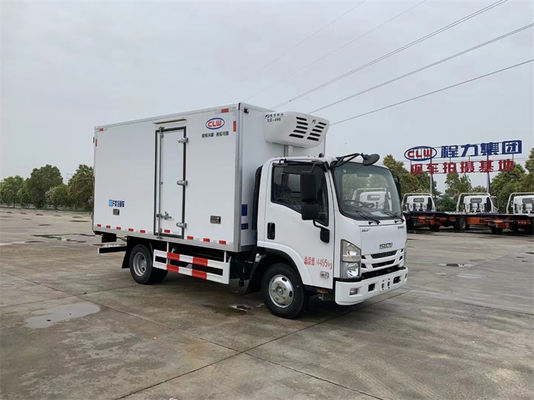 130hp Isuzu Refrigerated Truck Cargo Van Truck 4x2 Frozen Food Trucks