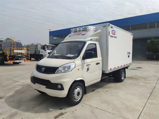 6 Wheel Foton Mini Refrigerator Truck 110km/H Small Freezer Truck In Dubai