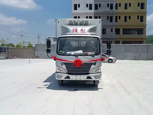 3 Ton Ice Box Truck  130hp Refrigerated Truck For Ice Cream Transport with China Iso Ccc