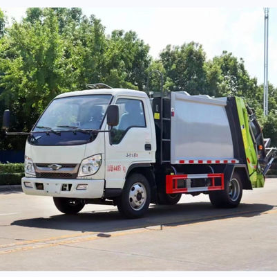 Foton Euro 4 Rear Loader Garbage Truck Diesel Garbage Truck With Compactor