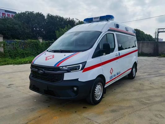 85kw Ford Emergency Ambulance Car 4x2 LHD/RHD With JM491Q-ME Engine