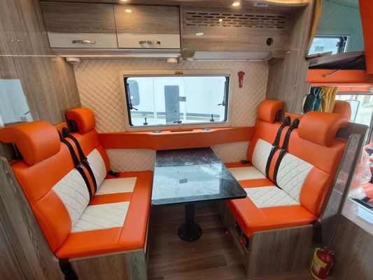 4x2 RV Caravan Van Yuejin H500 High Roof Camper Recreational Vehicle ISO