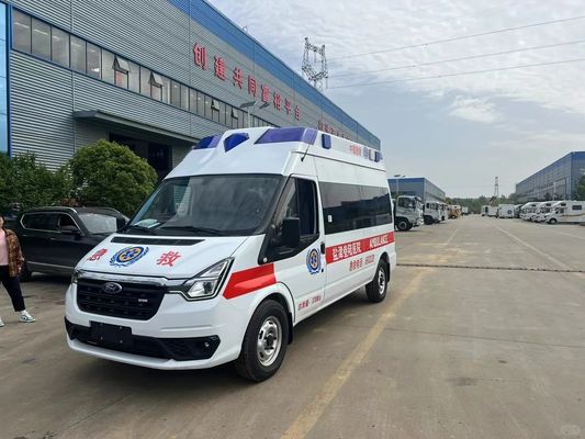 Ford Customization Ambulance Car Vehicle 4x2 Ambulance Car Transit V348 PRO Monitoring ICU Emergency Ambulance Van
