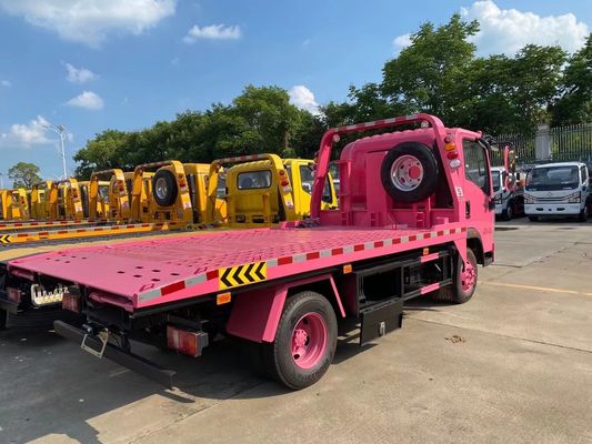 SINOTRUK HOWO 4x2 3-5 tons Flatbed Light Duty Wrecker Tow Truck Road Rescue Recovery Vehicle For Sale
